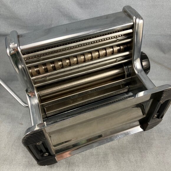 Vtg Egea Hand Manual Crank Pasta Maker Made in Italy - Picture 8 of 10